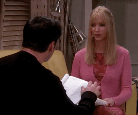 Phoebe from Friends- Talented GIF