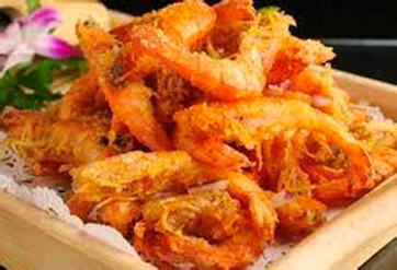 Jiaoyanxia salt and pepper shrimp most popular Chinese food dishes