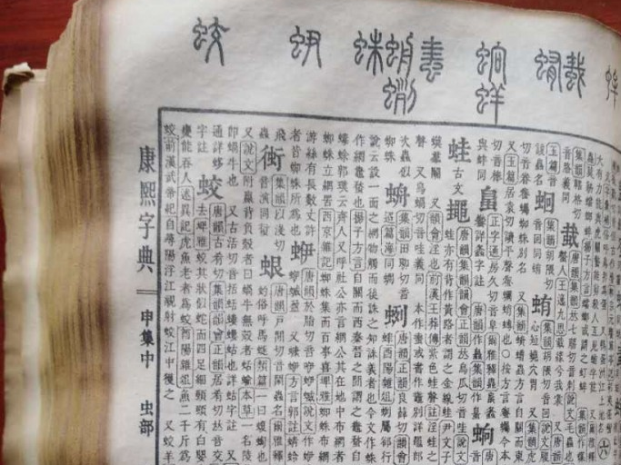 Kangxi dictionary