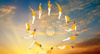 Sun salutation in Chinese