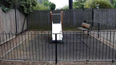 Londoners have slammed a Tooting Broadway playground as 'the saddest in the UK'. The small area on Waterfall Terrace with just a single slide has been criticised by some people online with one person even saying it looks like a "sad art installation".