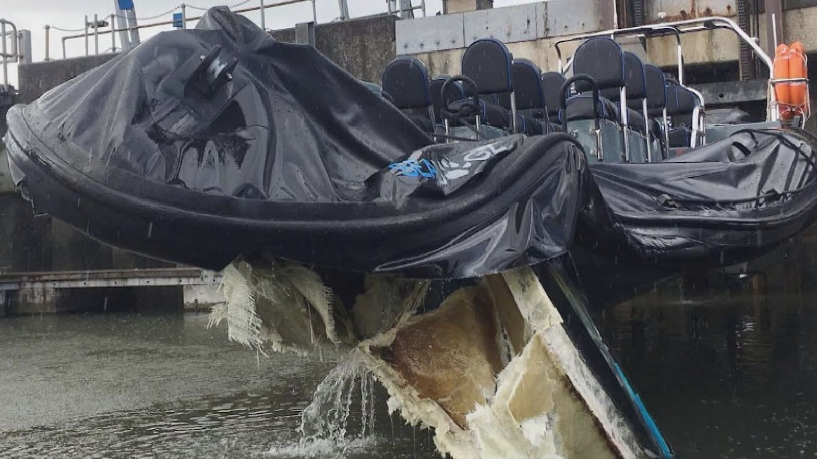 Speedboat wreckage shows impact of crash that killed girl, 15, during ...