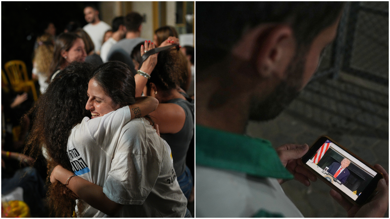 'A day of hope': Families in Gaza and Israel celebrate peace deal