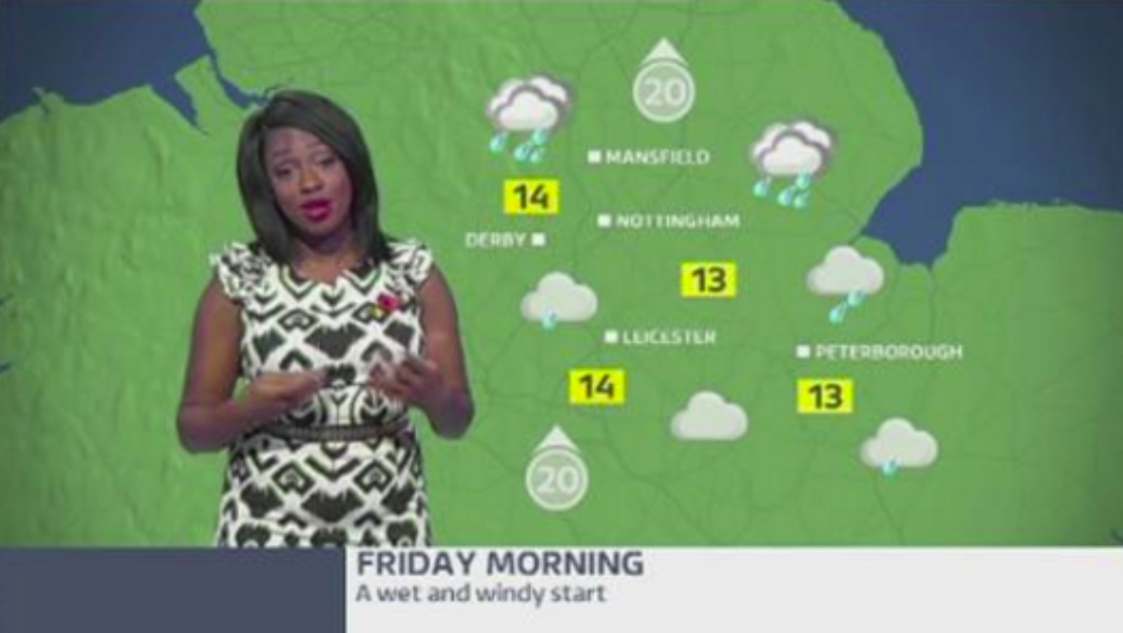 East Midlands Weather: Some heavy rain and strong southerly winds | ITV ...
