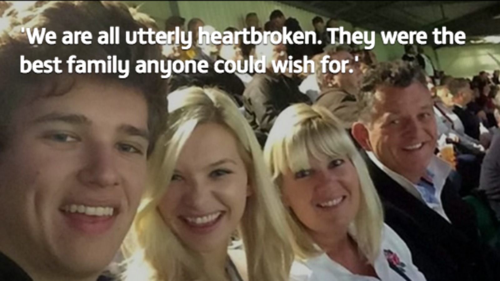 Touching tribute by the family of four people killed in Somerset plane ...