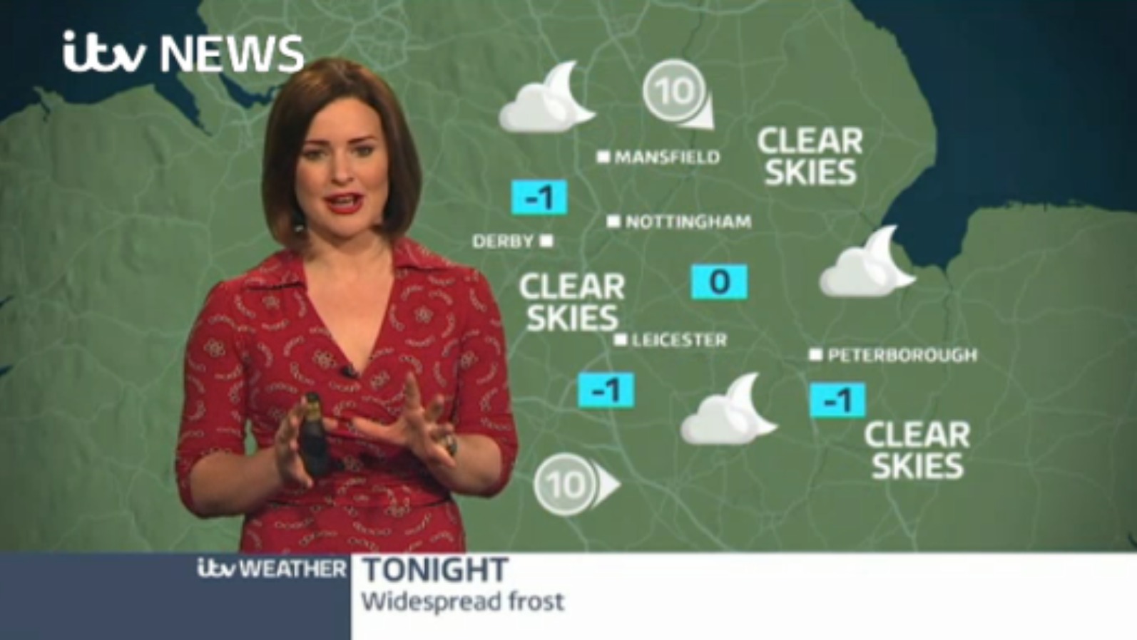 East Midlands Weather: Clear skies with sharp frost | ITV News Central