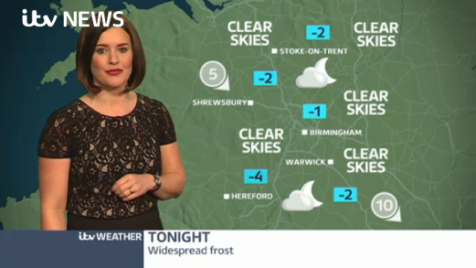 West Midlands Weather: Cold and frosty tonight | ITV News Central