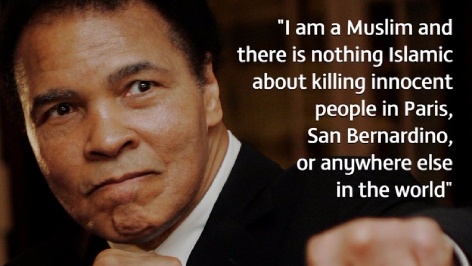 Muhammad Ali takes swipe at Donald Trump and condemns Islamic State in ...