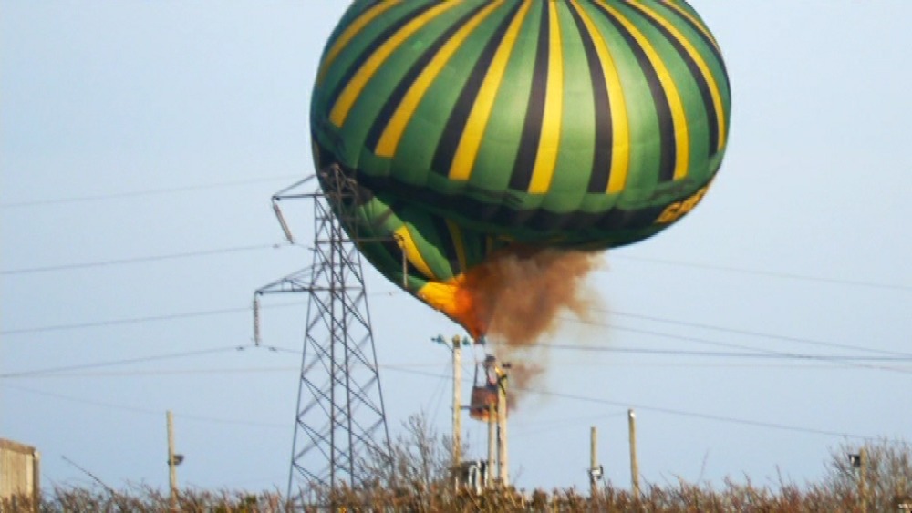 Balloon crash report | ITV News Anglia
