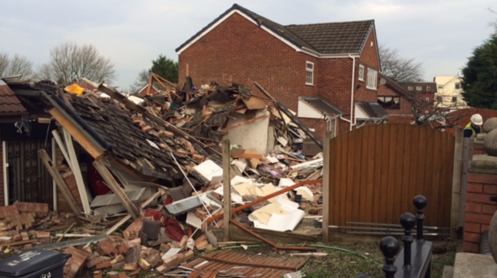 'Almighty bang' as gas explosion reduces house to rubble | ITV News Central