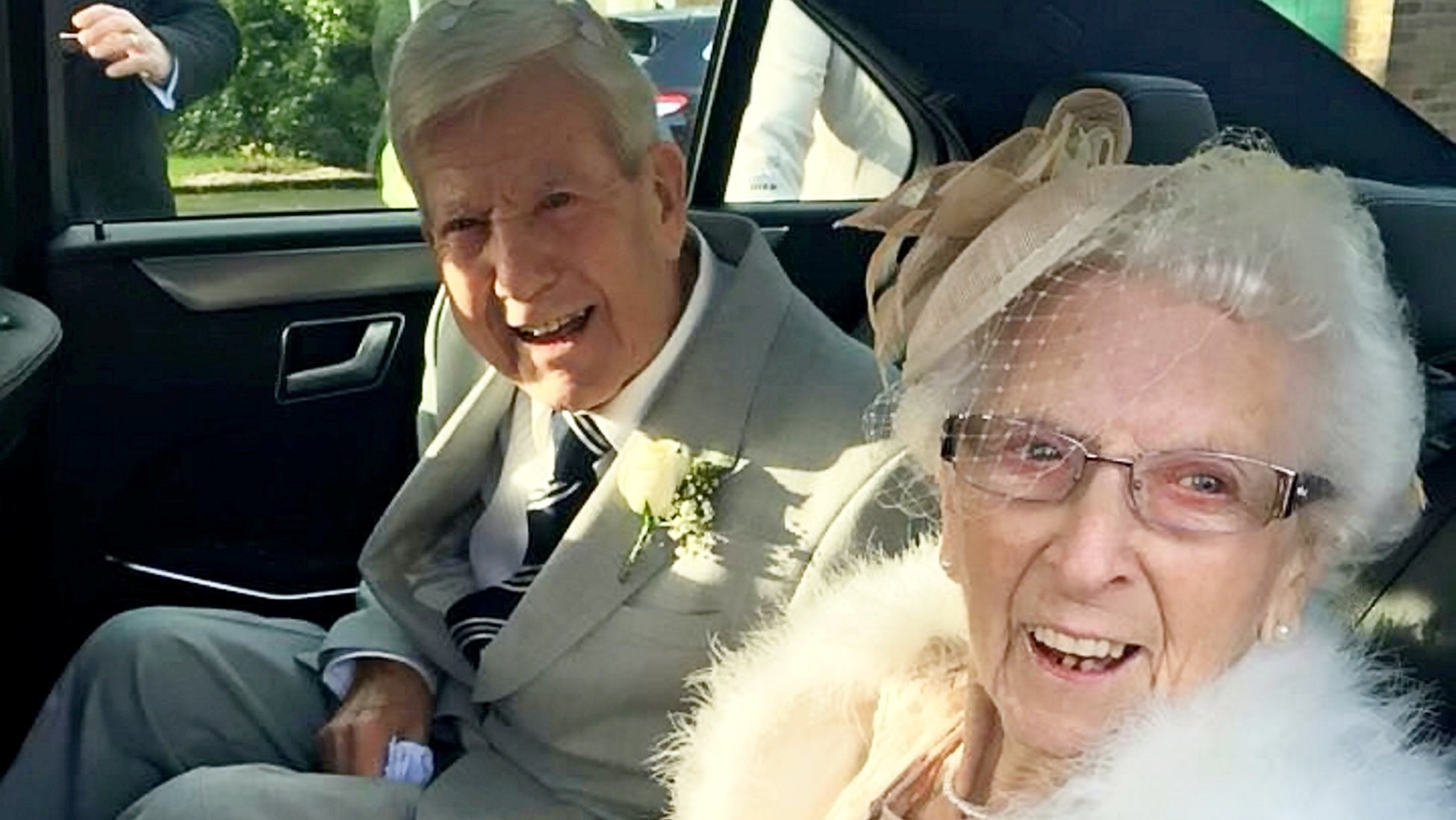 To have but never too old! 90-year-old groom marries his 96-year-old ...