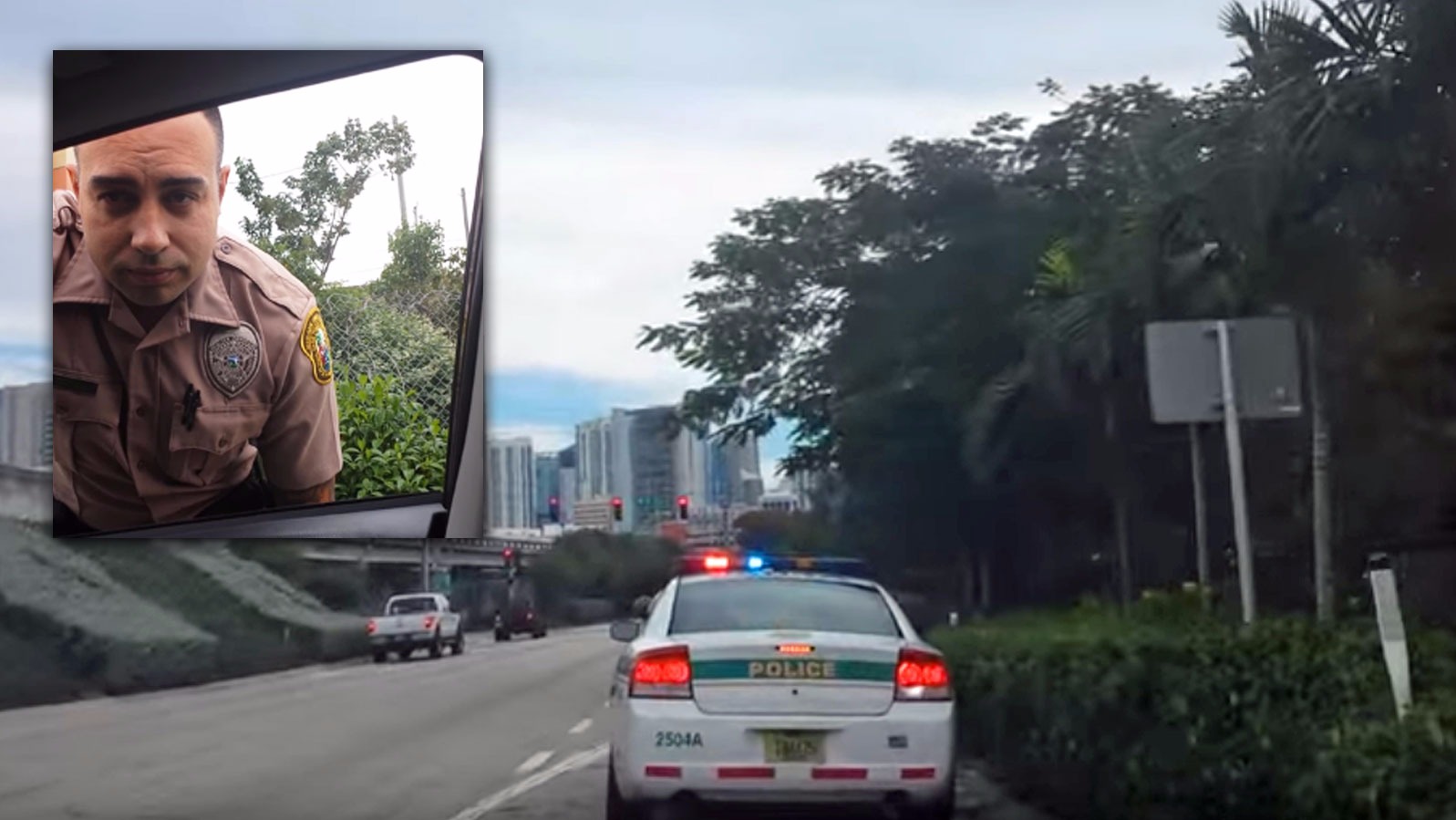 A fair cop? Police officer is pulled over for speeding - by a motorist ...