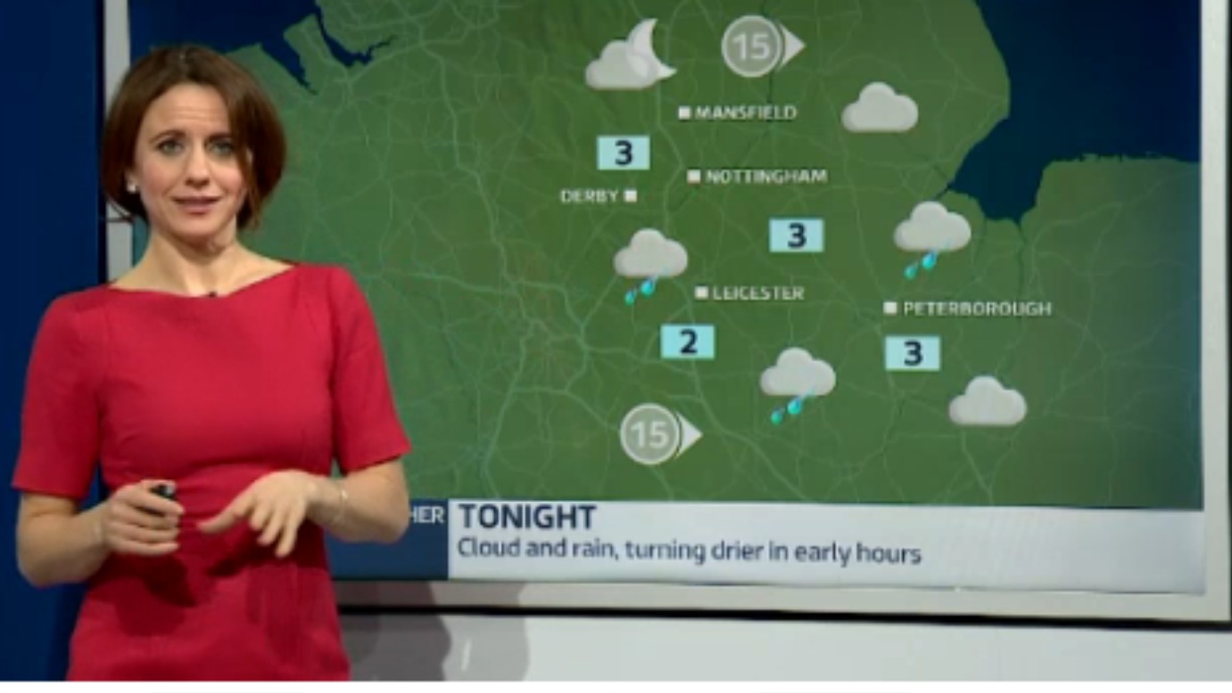 East Midlands weather: Cloud and rain, turning drier | ITV News Central