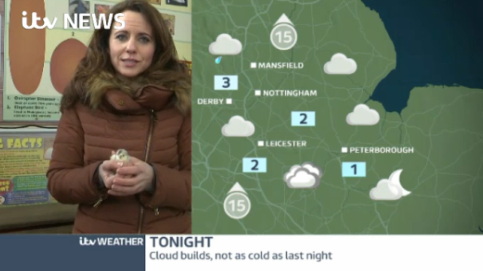 East Midlands Weather: Rain with some hill snow | ITV News Central