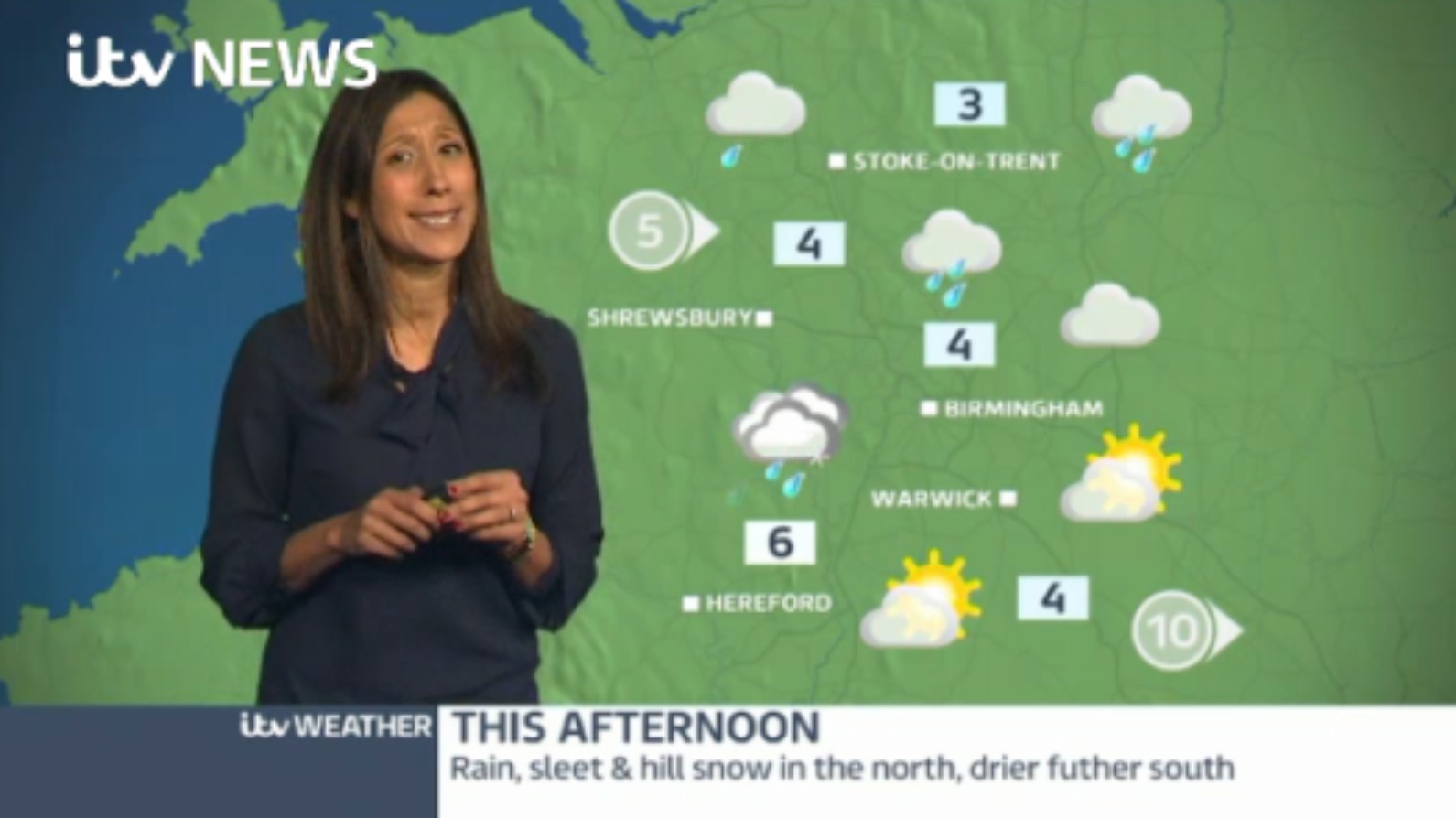 West Midlands weather: Cold, cloudy with rain, sleet and hill snow ...