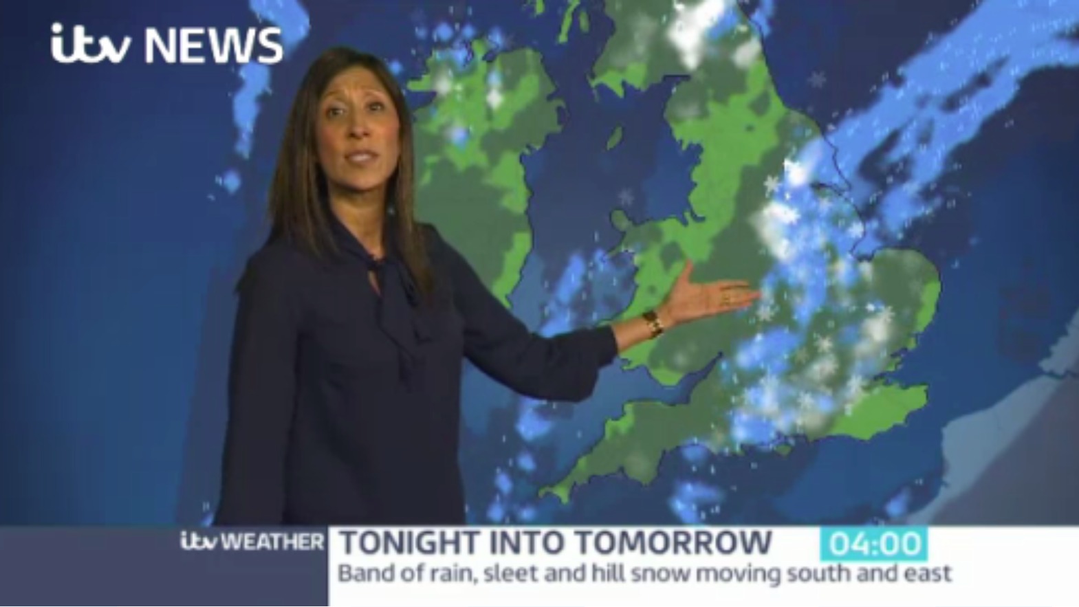 East Midlands Weather: Rain and sleet in the north | ITV News Central