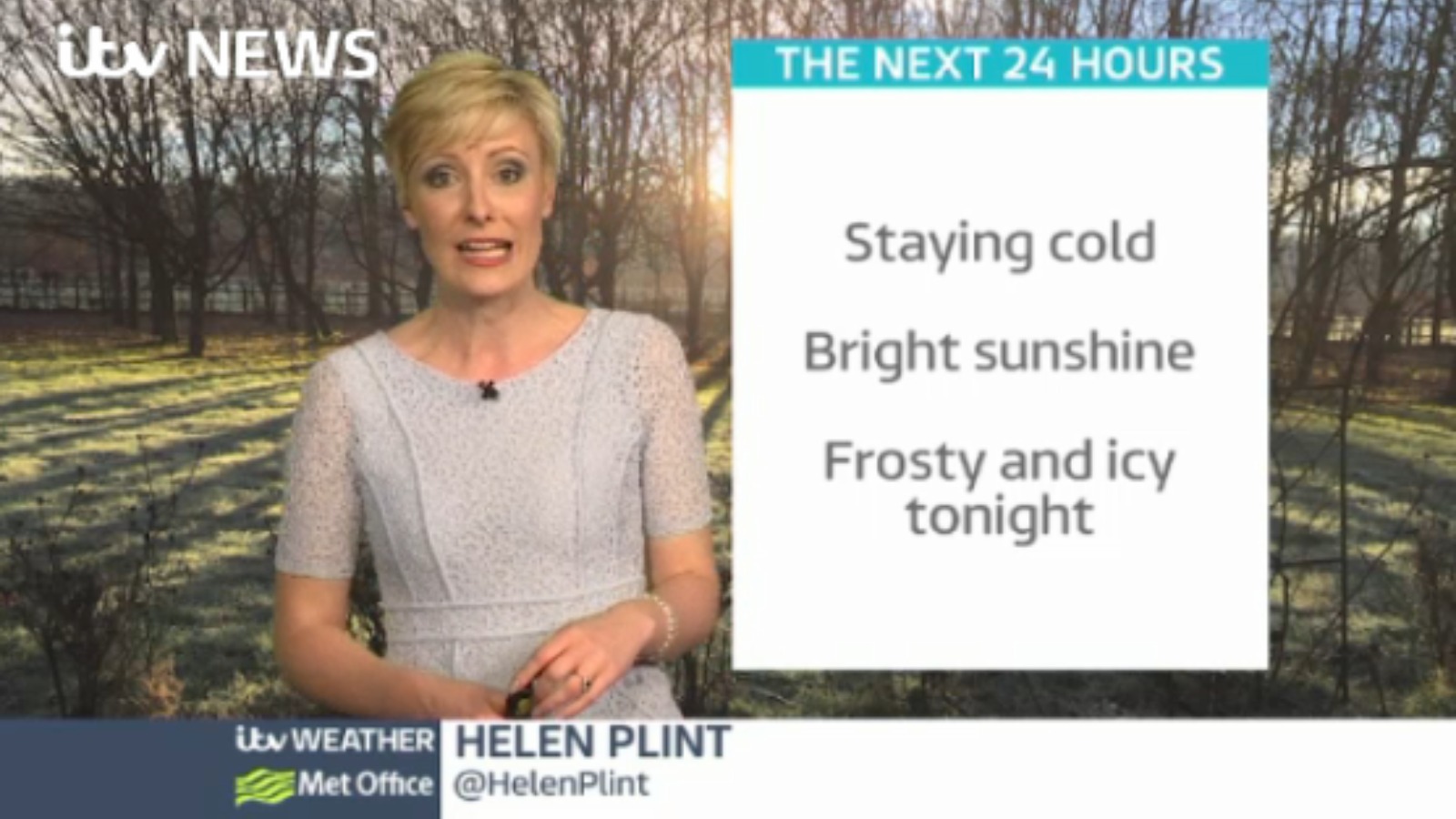 A frosty night in the East Midlands | ITV News Central