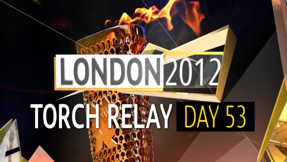 Olympic Torch Relay Day 53 ITV News London
