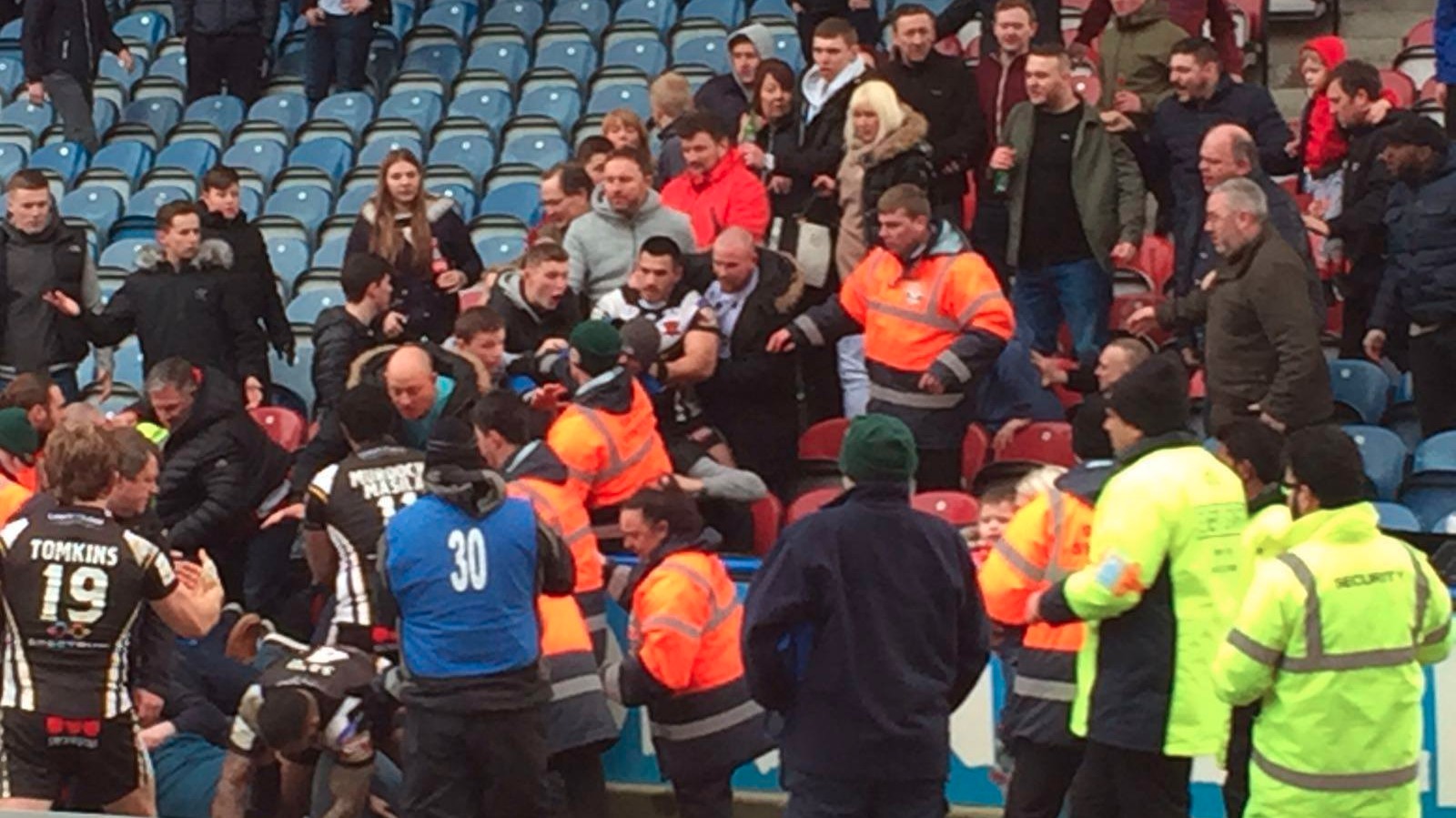 Salford owner condemns trouble at rugby match ITV News Granada