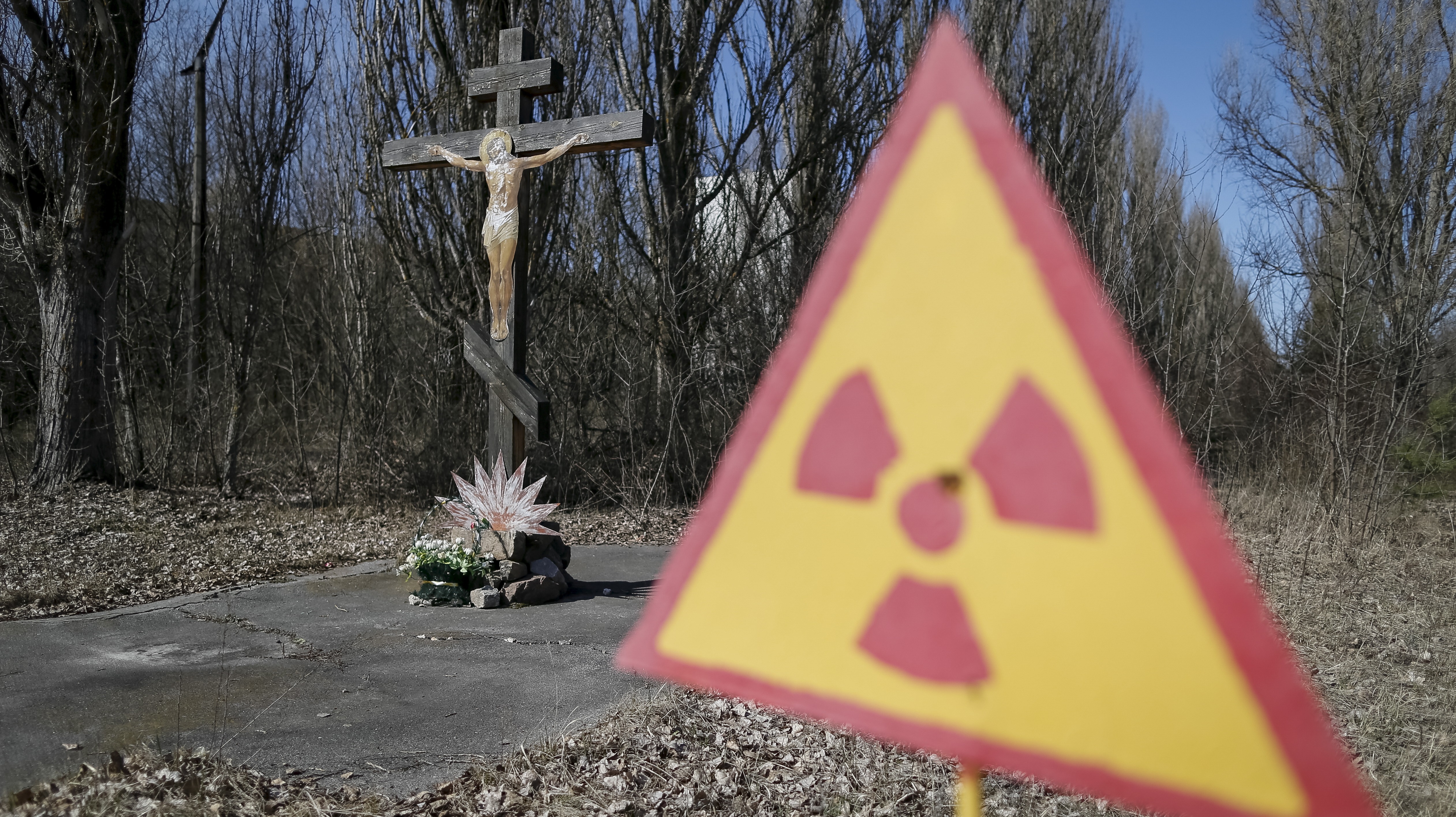 radiation warning sign chernobyl