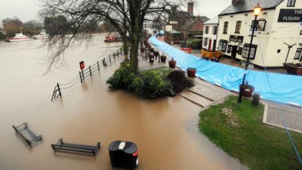 Flood Defences In Worcestershire Officially Opened Following Wettest