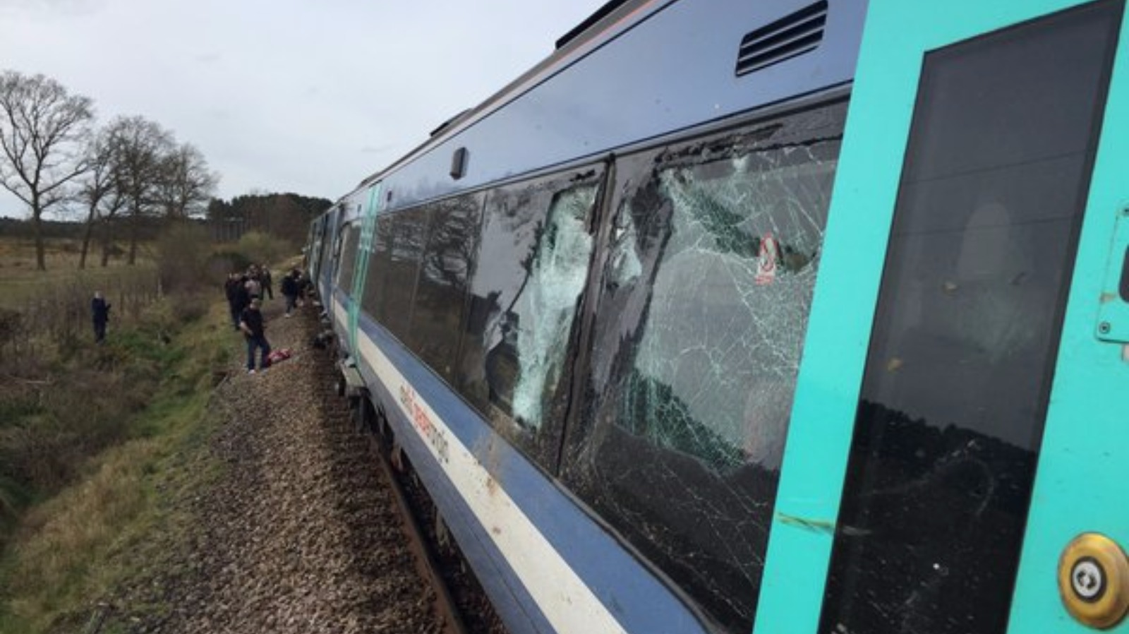 Around 20 injured as train collides with tractor | ITV News