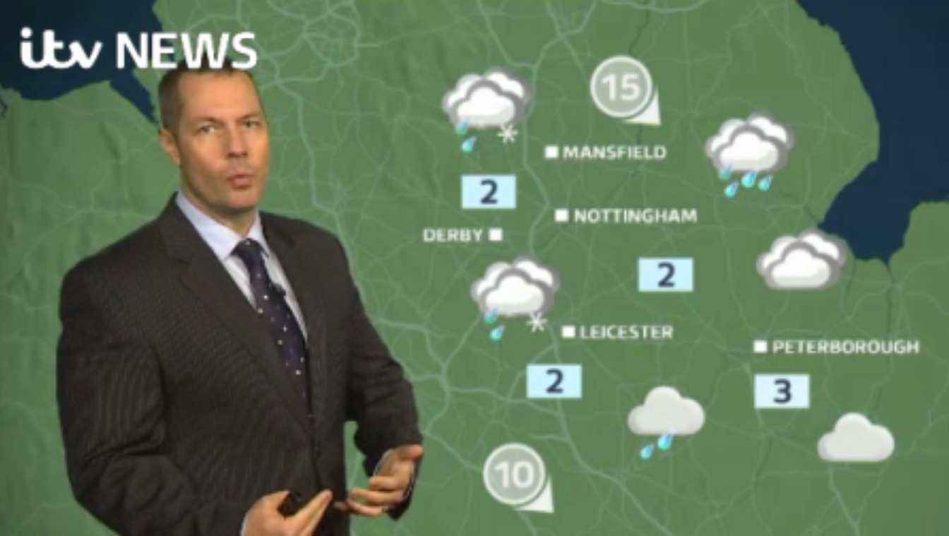 East Midlands Weather: Cloudy and outbreaks of rain | ITV News Central