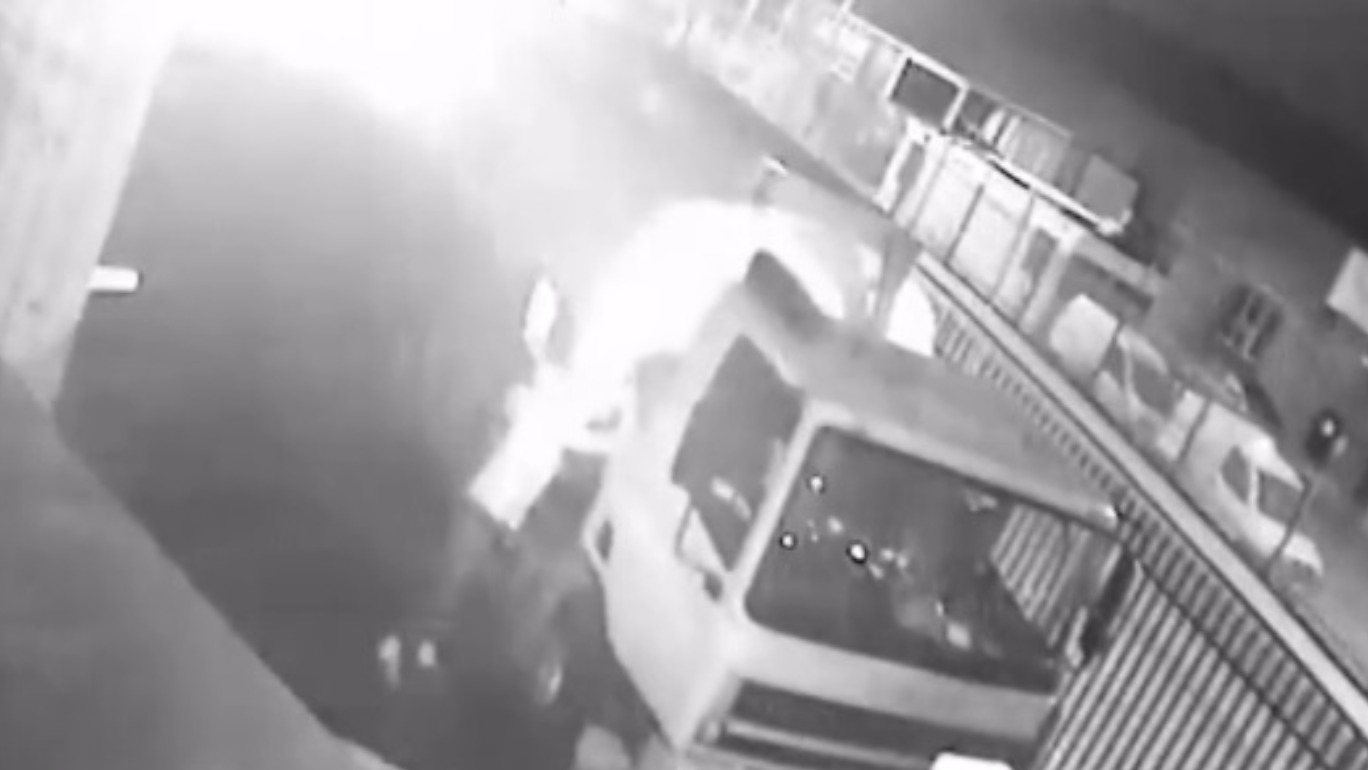 Arsonist breaks into lorry yard and sets petrol tanker on fire ITV