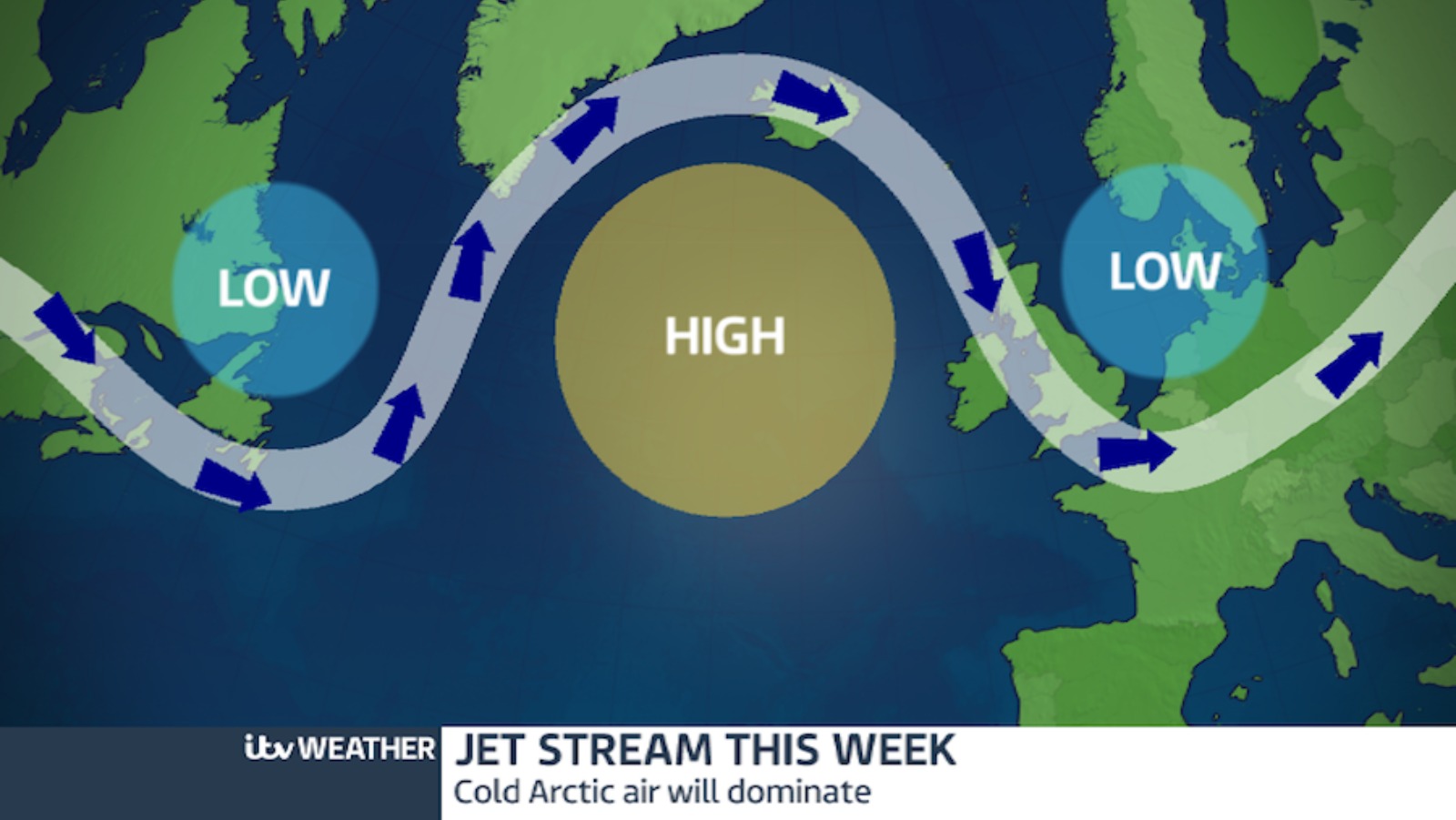 'Omega Block' - Cold airflow continues | ITV News Calendar