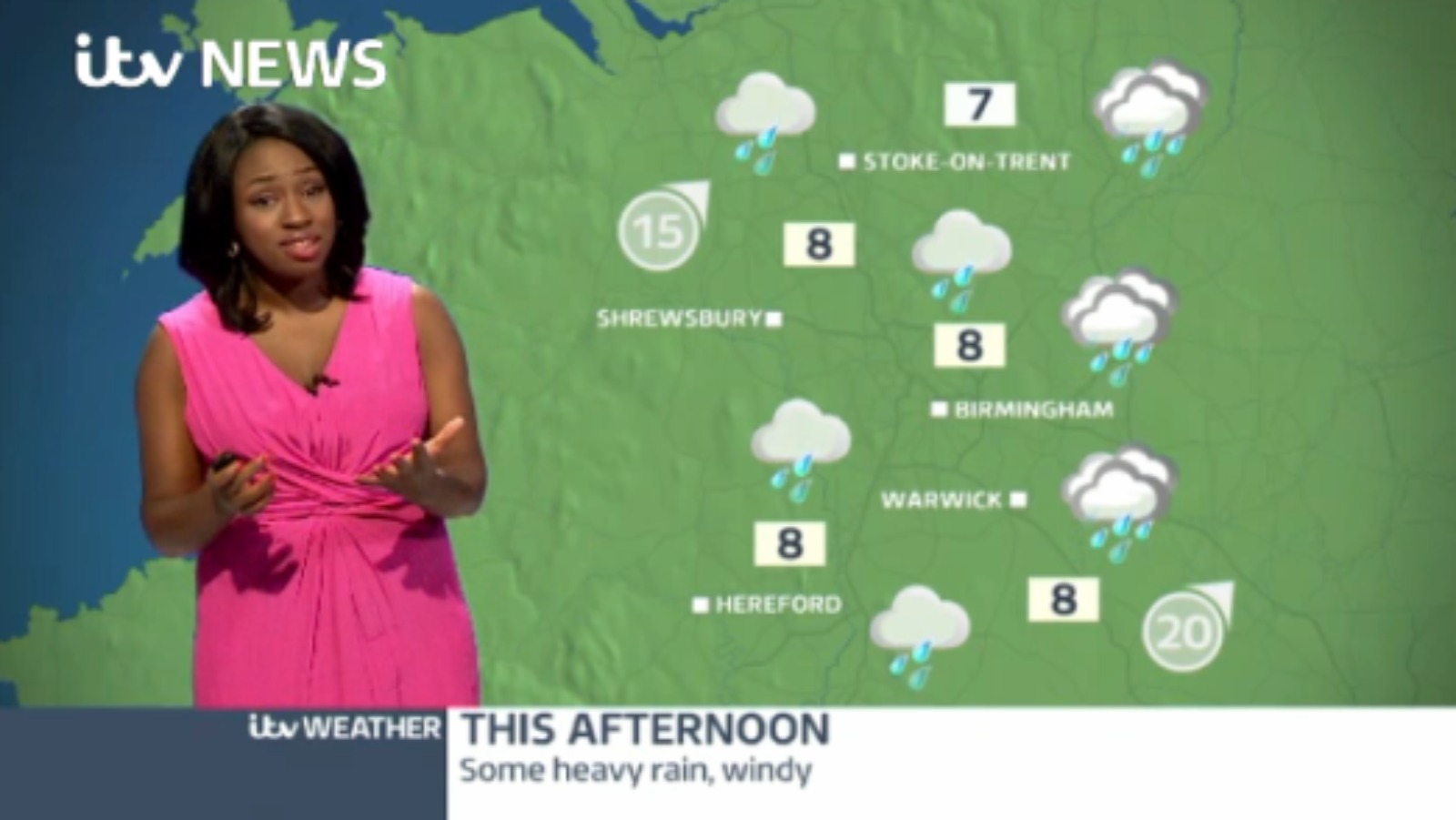 West Midlands Weather: Some heavy rain | ITV News Central