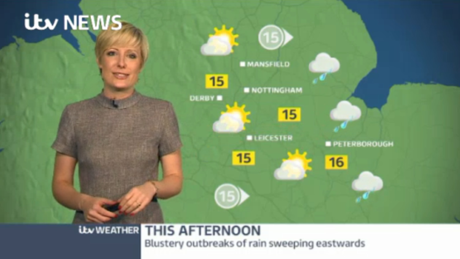 East Midlands weather: Blustery outbreaks of rain | ITV News Central