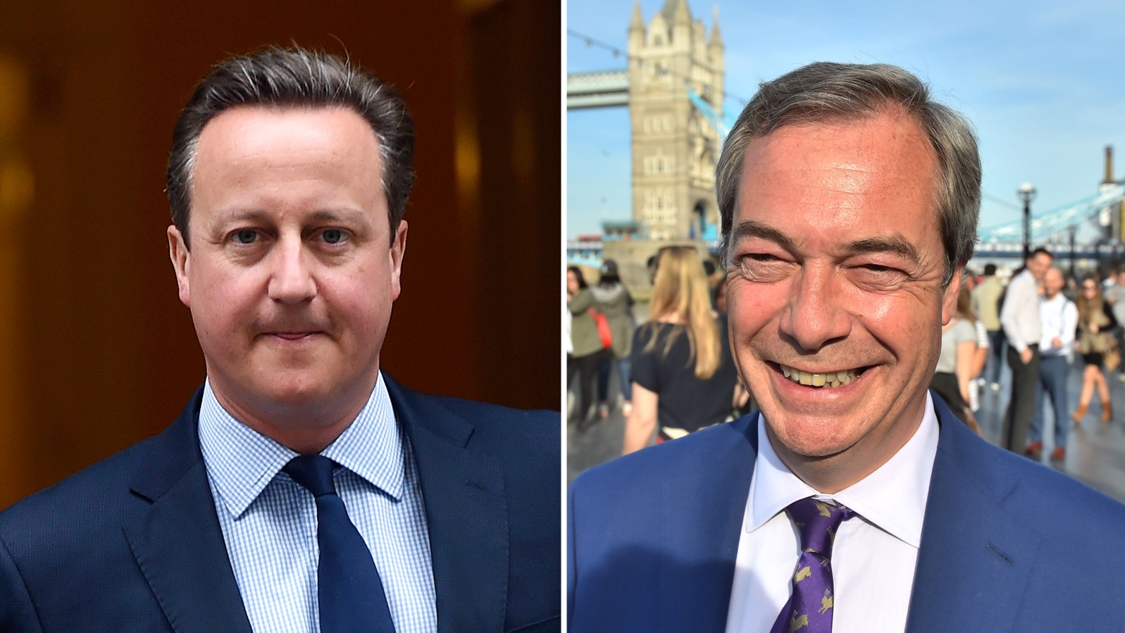 David Cameron And Nigel Farage To Take Part In Live Eu Referendum Event