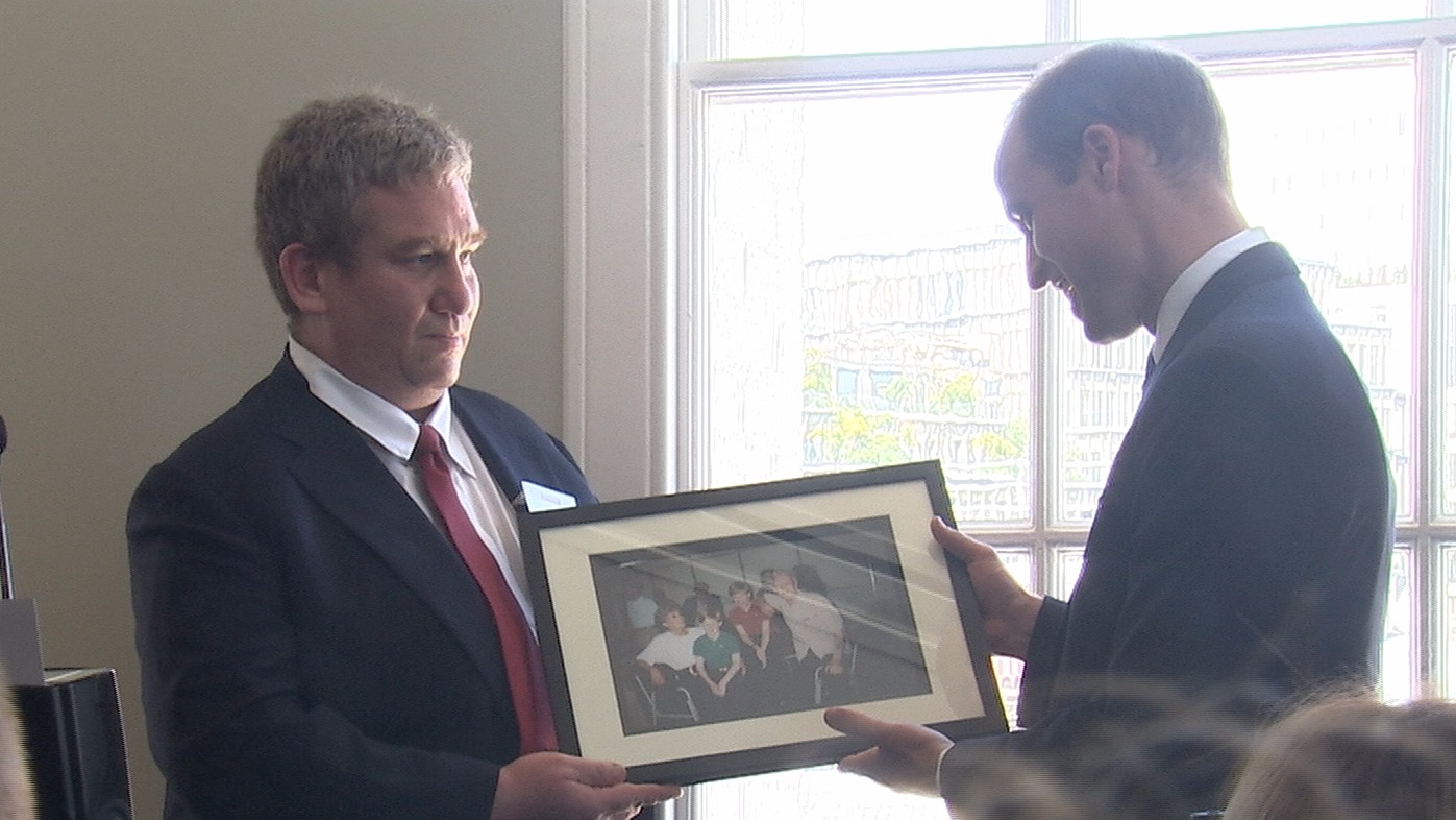 William reopens homeless charity he first visited as a child with