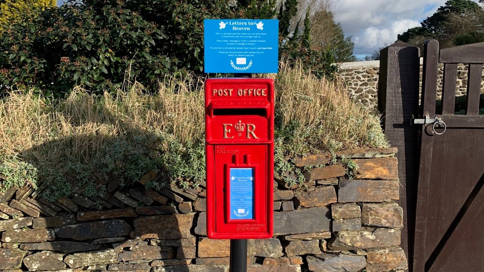 After Life Post Box The 'Letters to Heaven' postbox in Cornwall bringing comfort to people ...