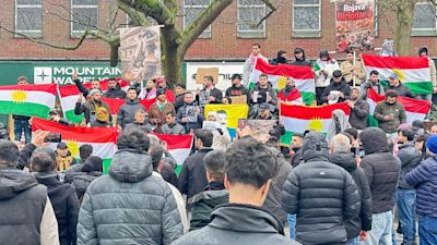 ANG 21.01.26 KURDISH PROTESTERS NORWICH