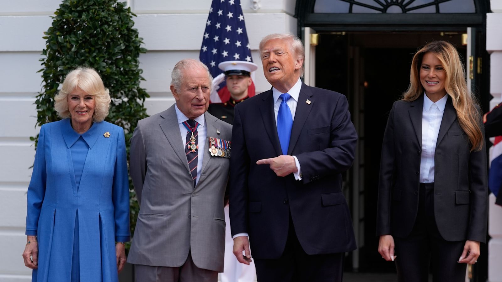 King and Queen bid farewell to Trump as US state visit comes to a close