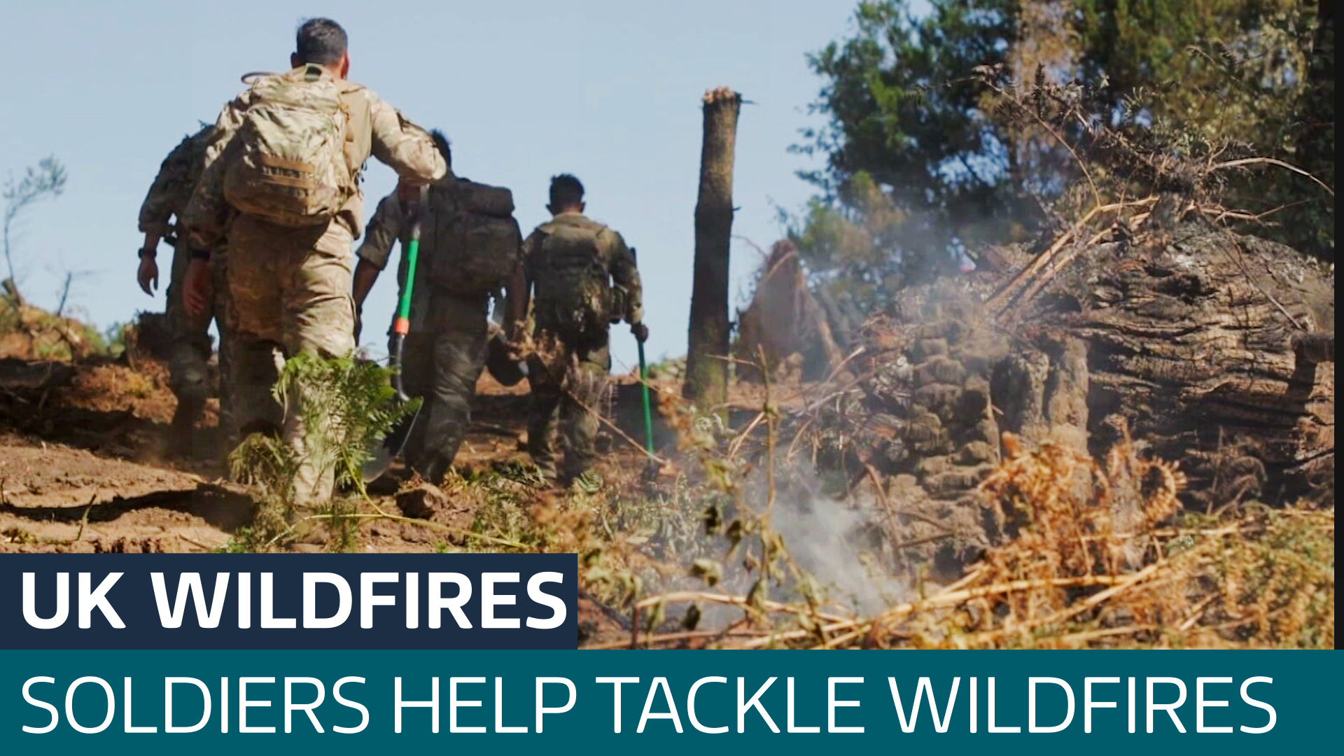 Crews tackling 20 wildfires across Wales as hundreds of military personnel deployed to help