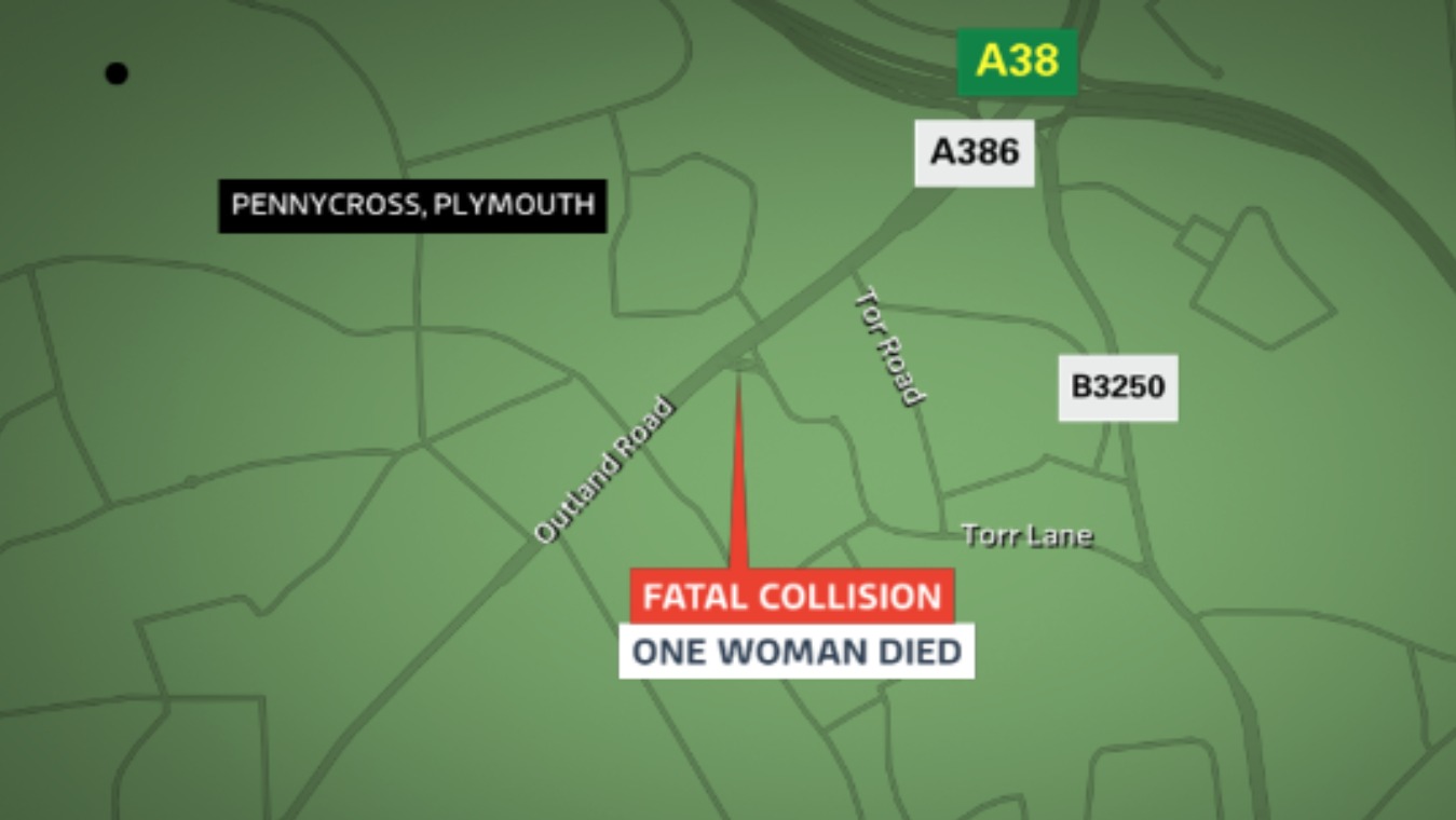 Plymouth collision: woman dies after being hit by car while getting off ...