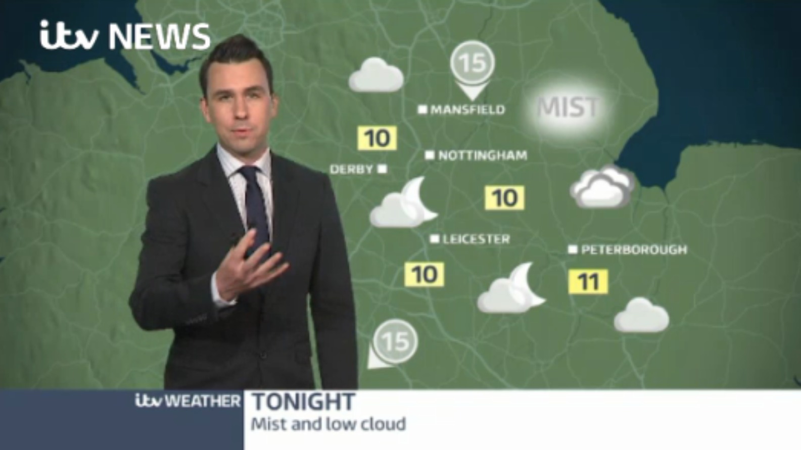 East Midlands Weather: Mist and low cloud | ITV News Central