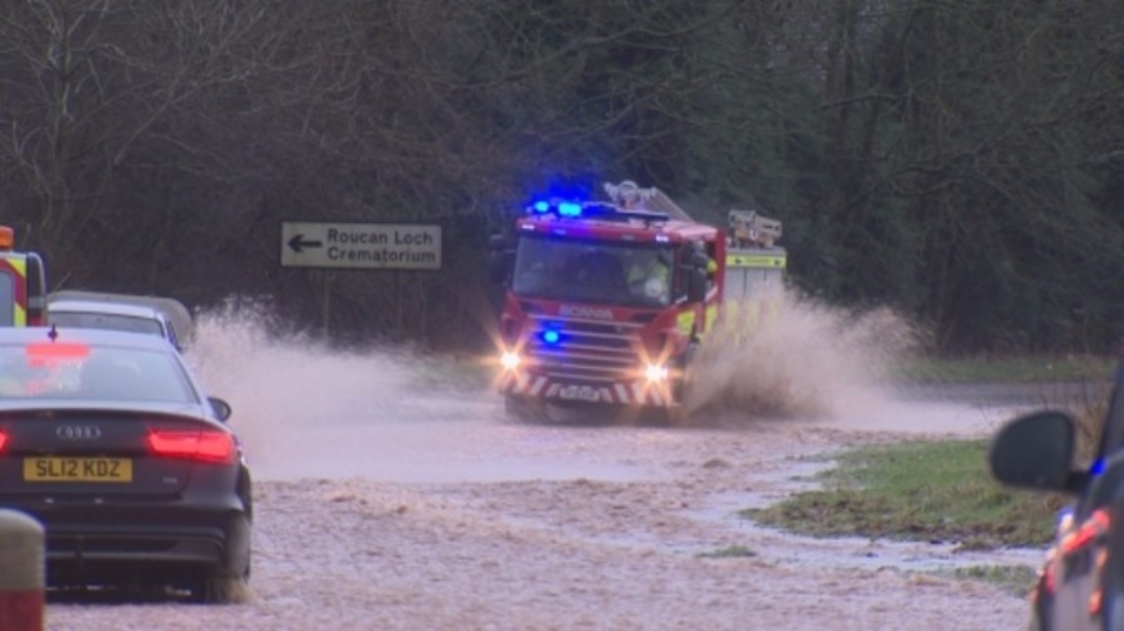 Road closures in place in Dumfries and Galloway as flooding hits