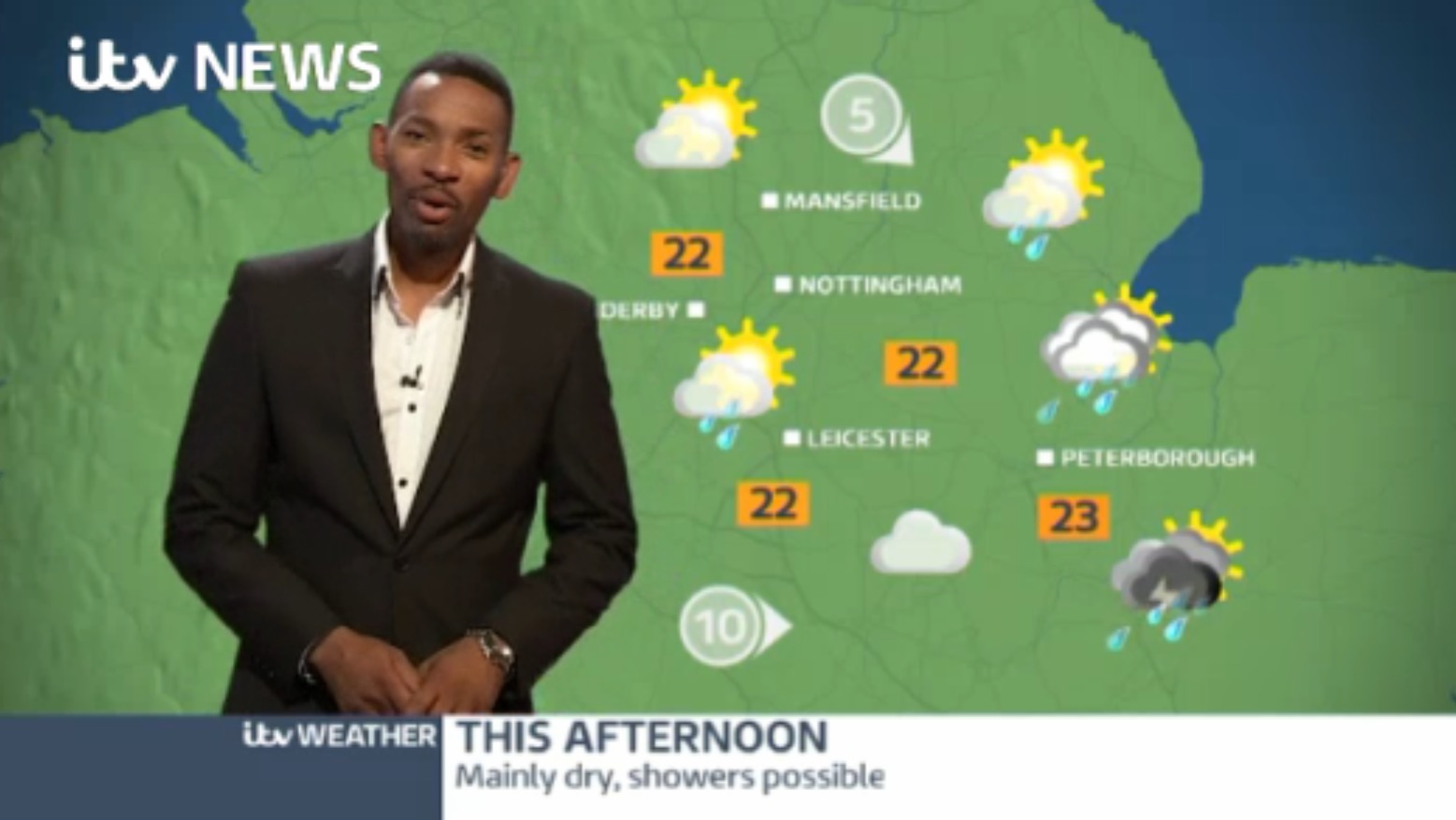 East Midlands Weather: Risk of showers this afternoon | ITV News Central