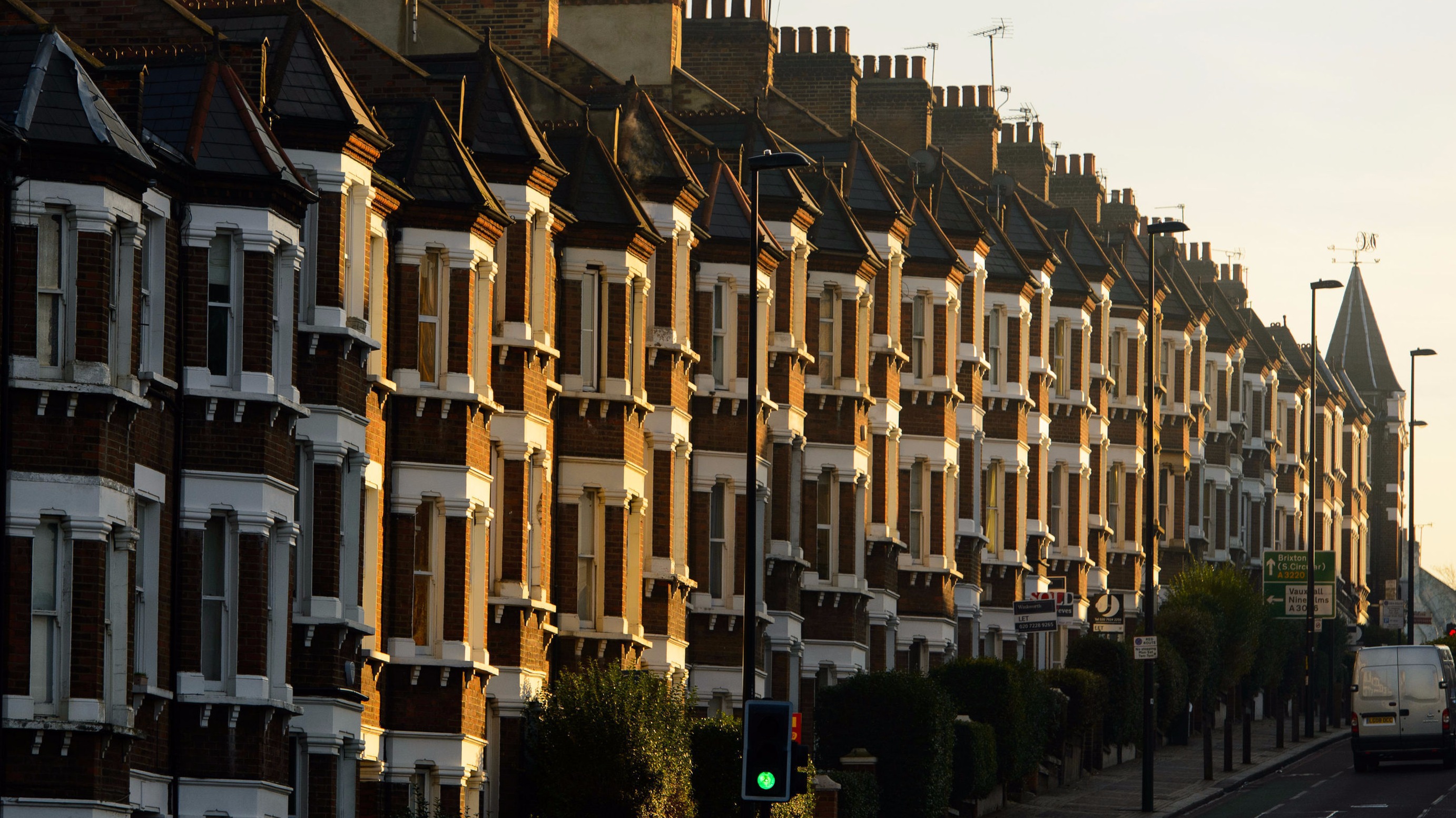 Terraced house фото