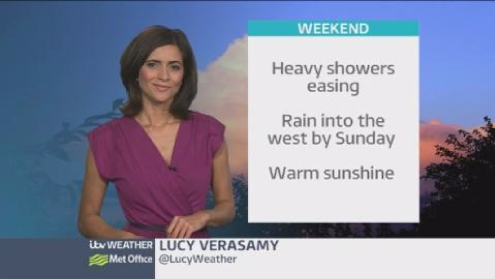 Wet weekend but rain will start to clear | ITV News