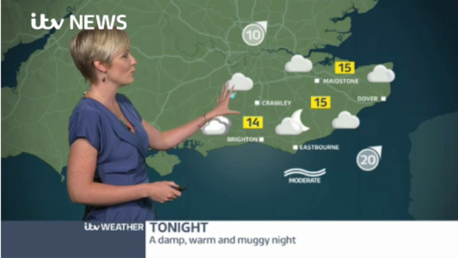Monday evening's weather for the East of the region | ITV News Meridian