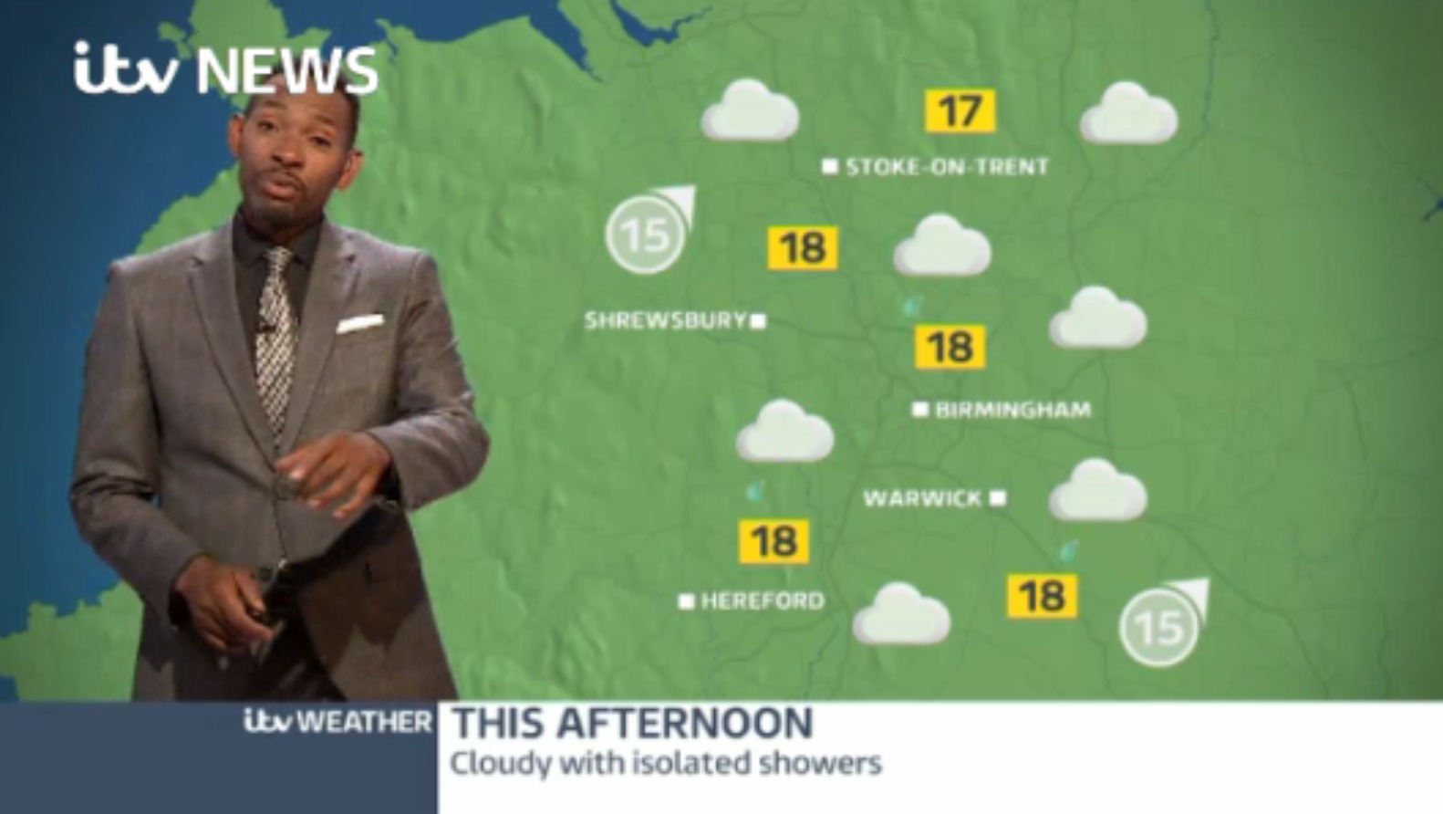 West Midlands Weather: Cloudy with spots of rain | ITV News Central