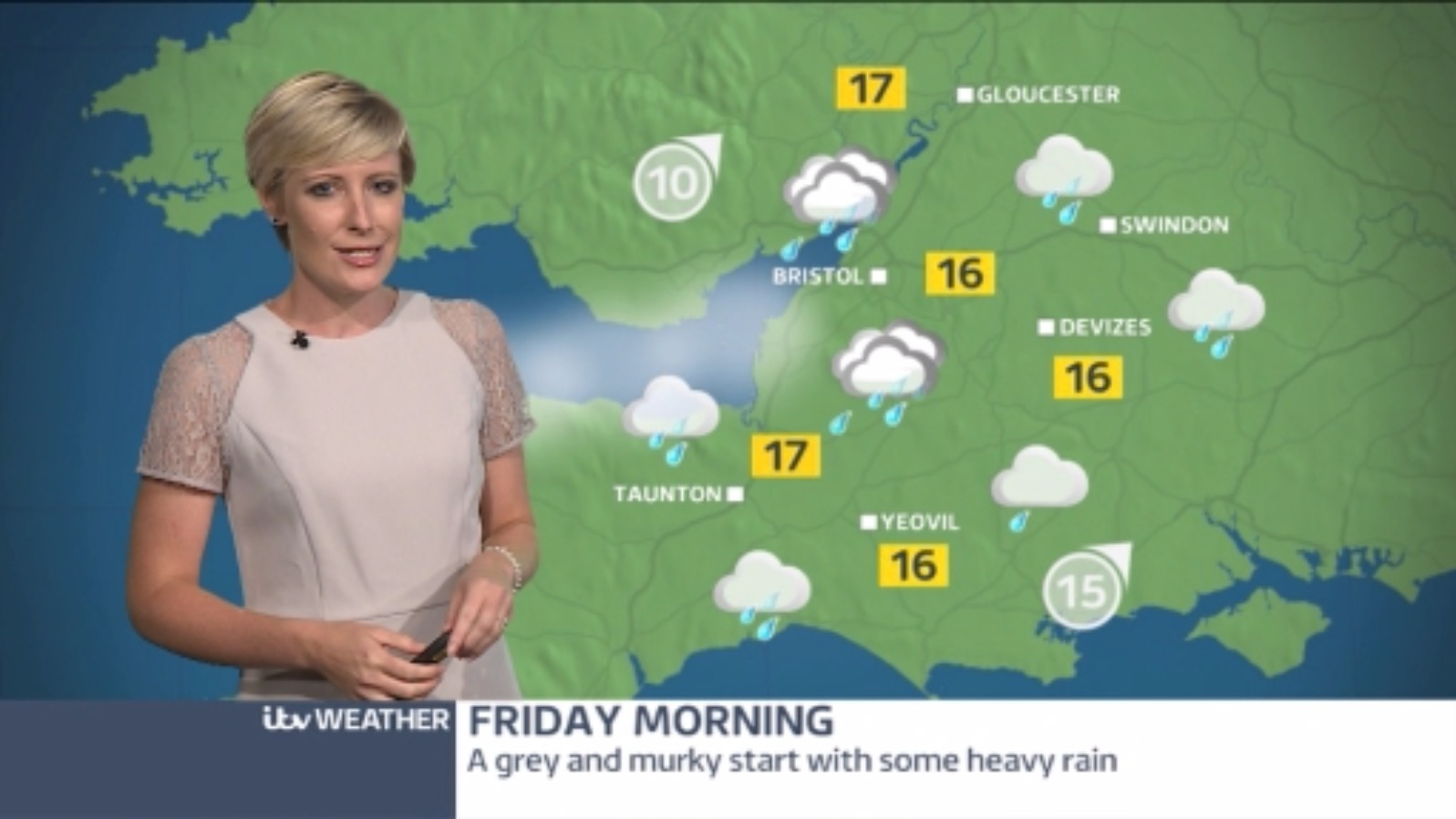 A Mild And Muggy Night With Heavy Rain In The Morning | ITV News West ...