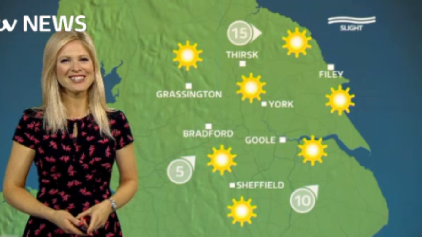 Early weather forecast it's a scorcher! ITV News Calendar