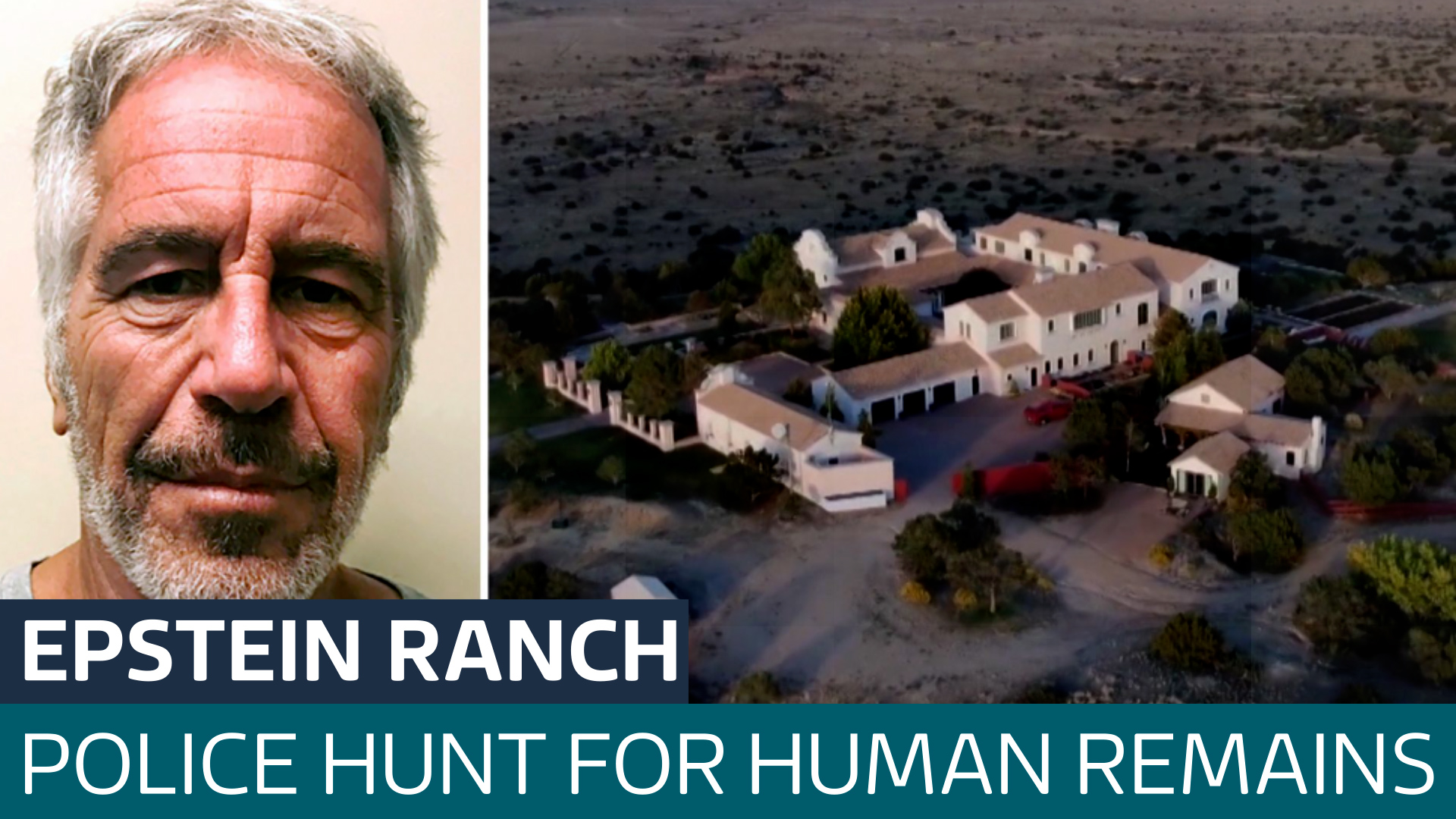 Hunt for bodies at Epstein's New Mexico ranch after anonymous tip off - Latest From ITV News