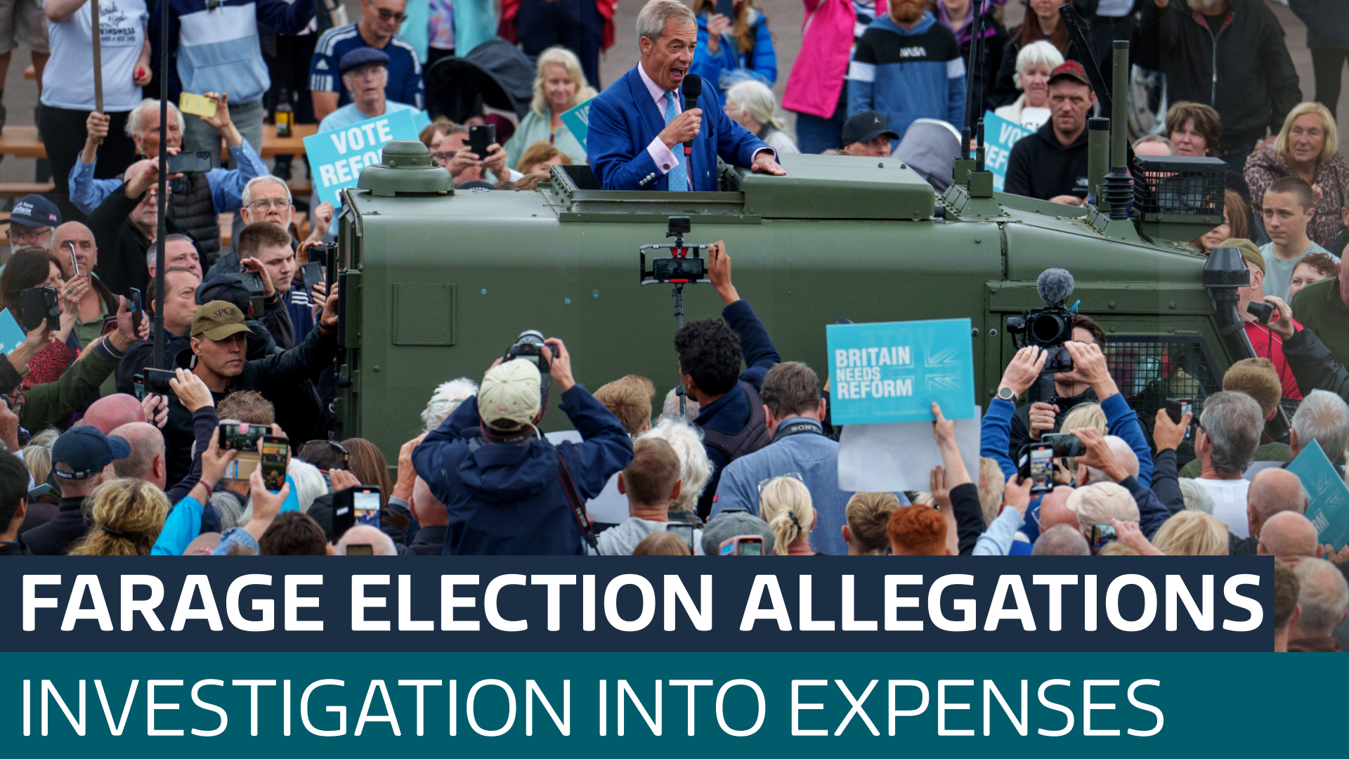 Police assess claim Farage broke electoral law during Clacton election campaign - Latest From ITV News