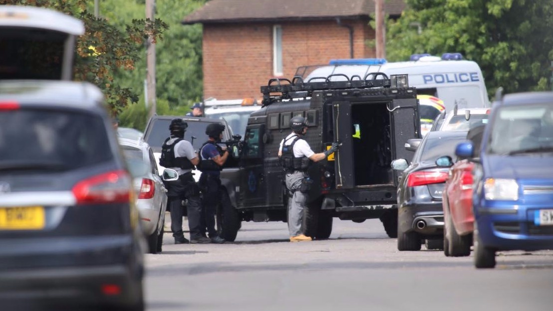 Police in standoff with armed man in Surrey village | ITV News London